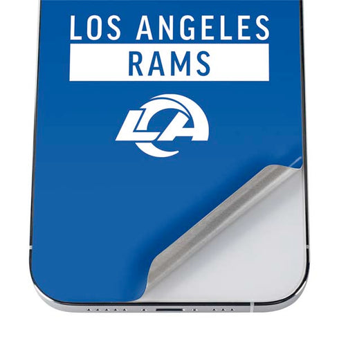NFL Los Angeles Rams Blue Performance Series iPhone 12 Pro Max Skin